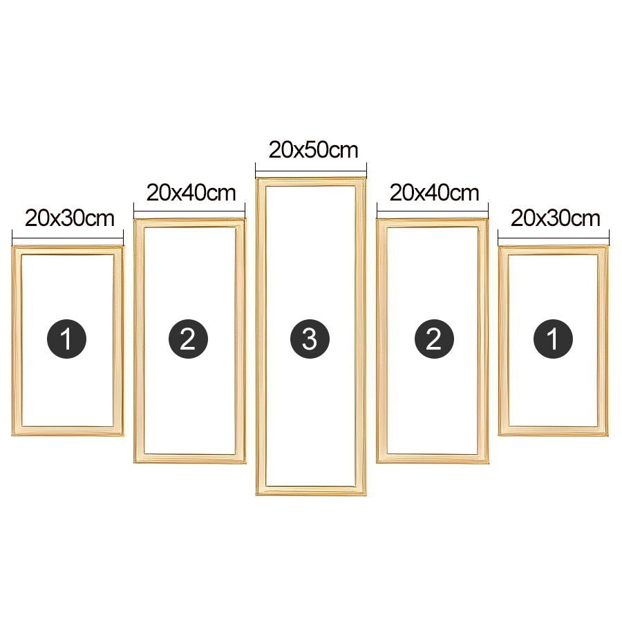 5 Pack Wooden Frame of Diamond Painting