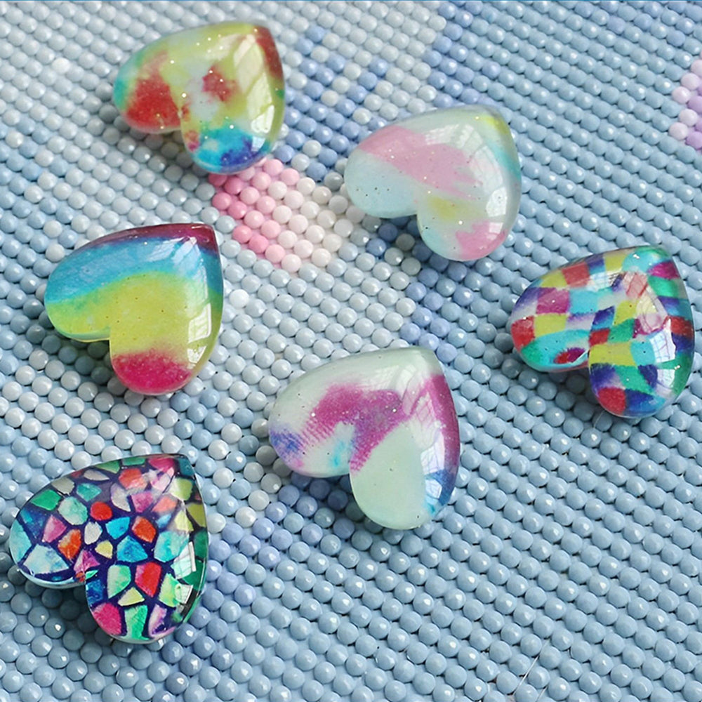 1pc Heart Shape Painting Cover Minder Locator