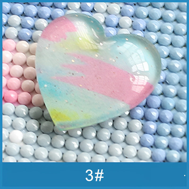 1pc Heart Shape Painting Cover Minder Locator