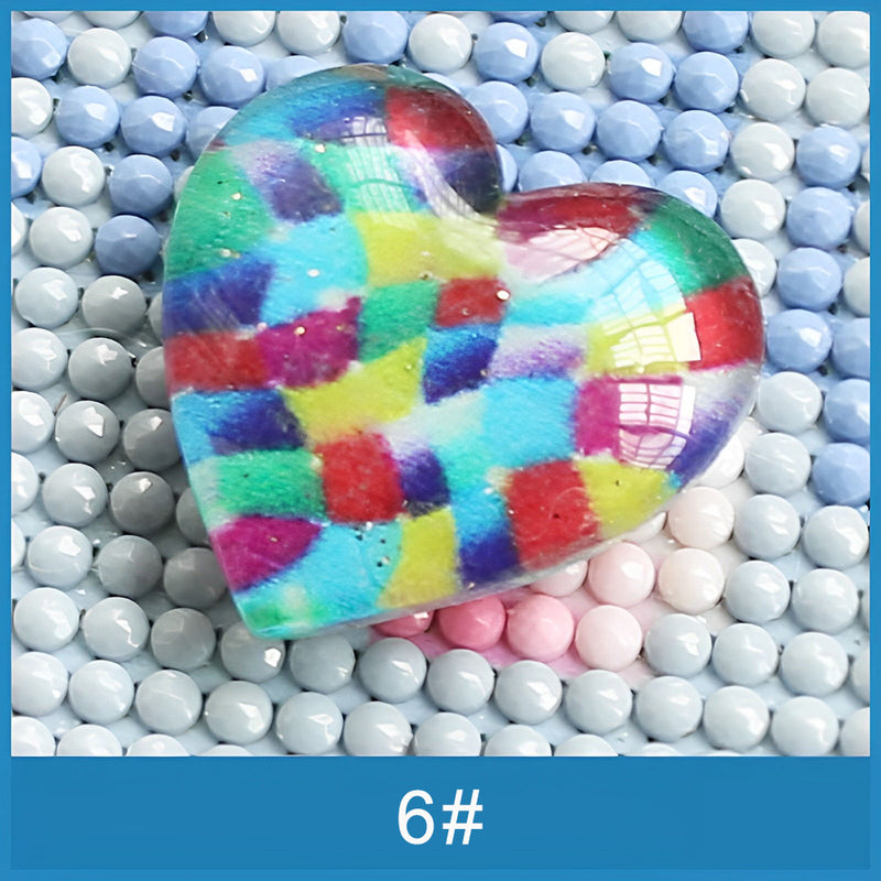 1pc Heart Shape Painting Cover Minder Locator
