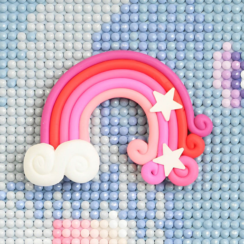 1pc Rainbow Shape Painting Cover Minder Locator