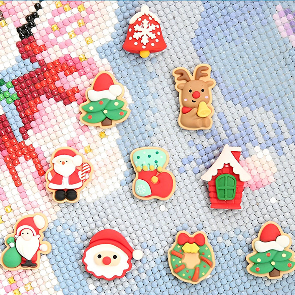 1pc Cartoon Christmas Painting Cover Minder Locator