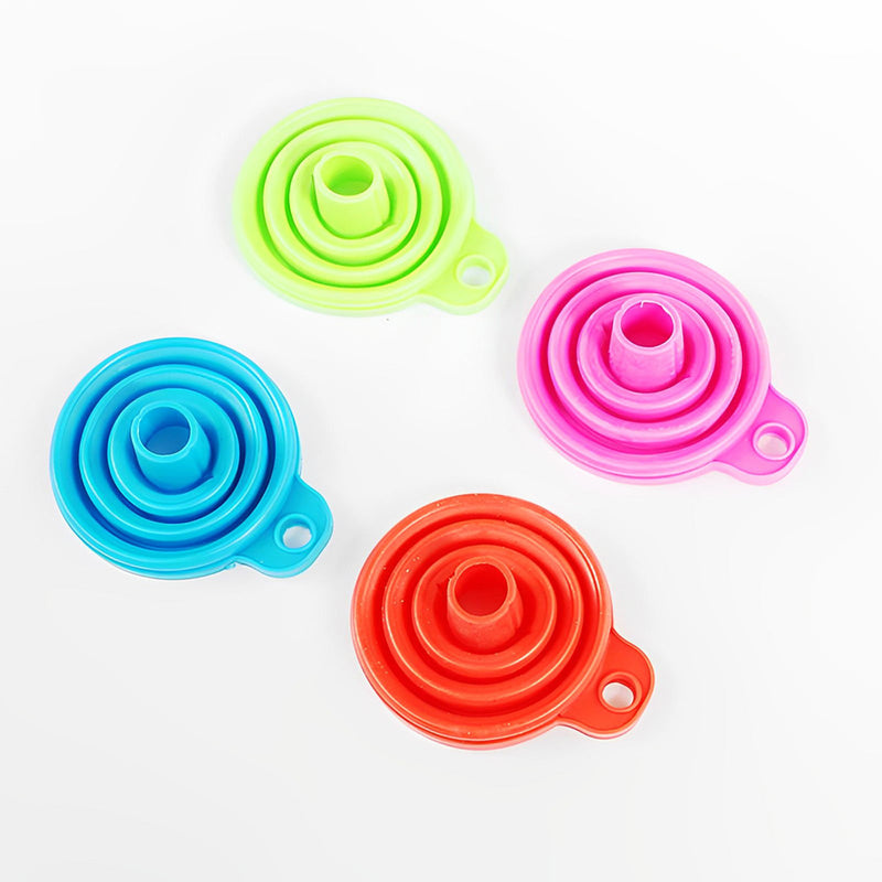 1pcs Silicone Foldable Funnel