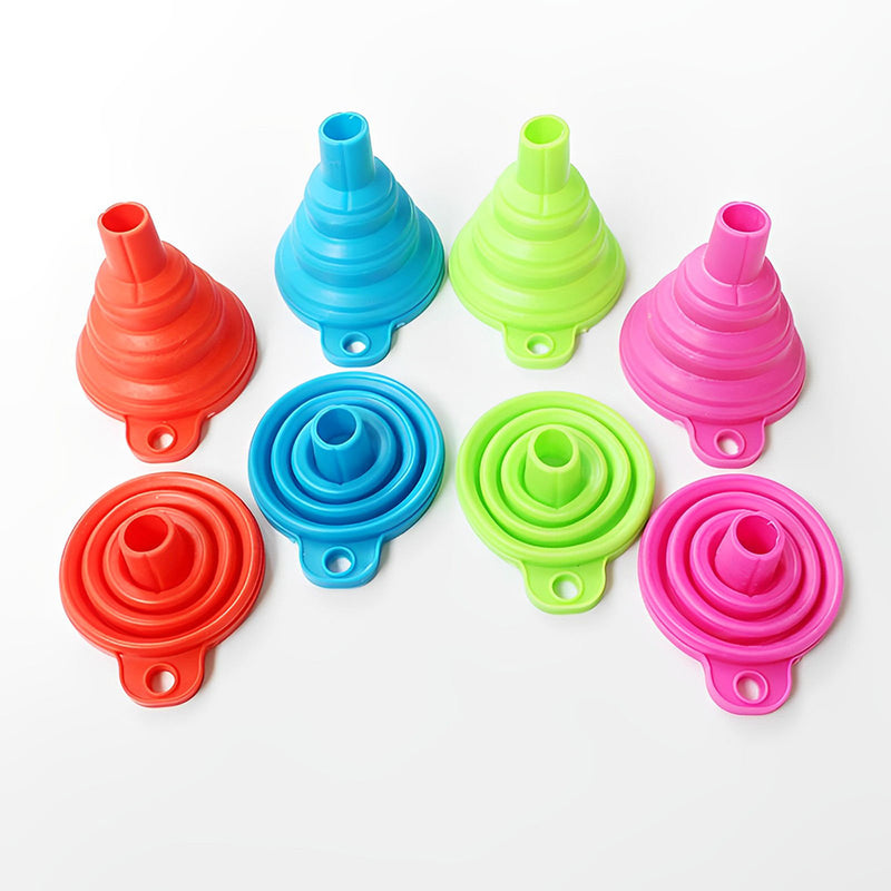 1pcs Silicone Foldable Funnel