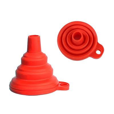 1pcs Silicone Foldable Funnel