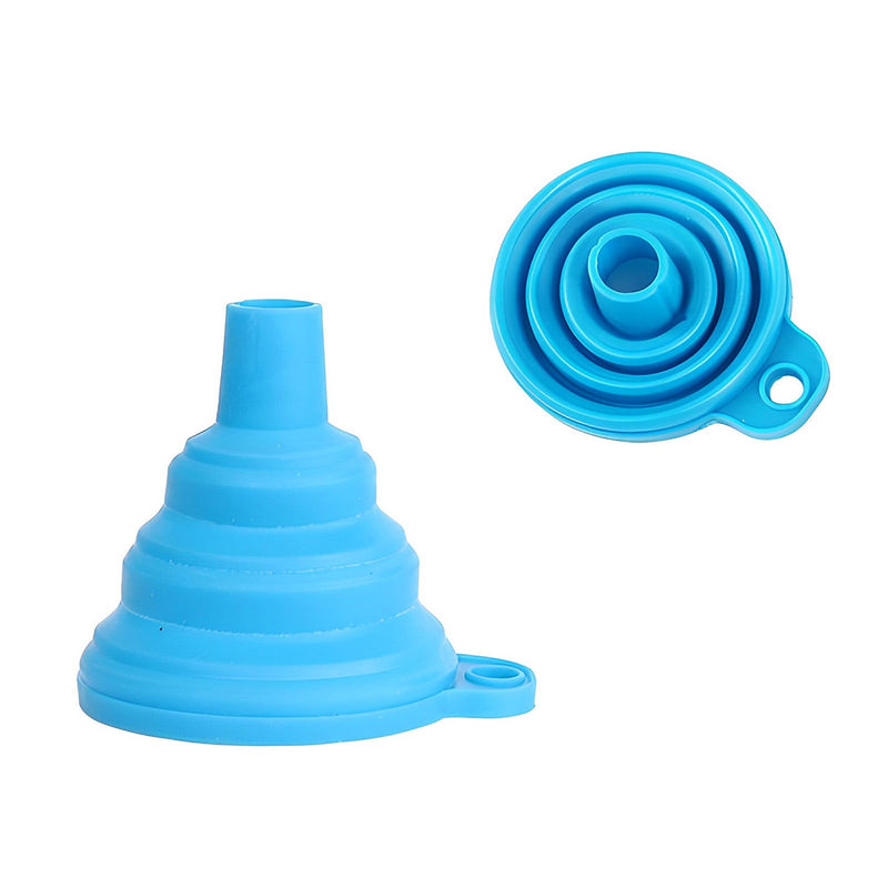 1pcs Silicone Foldable Funnel