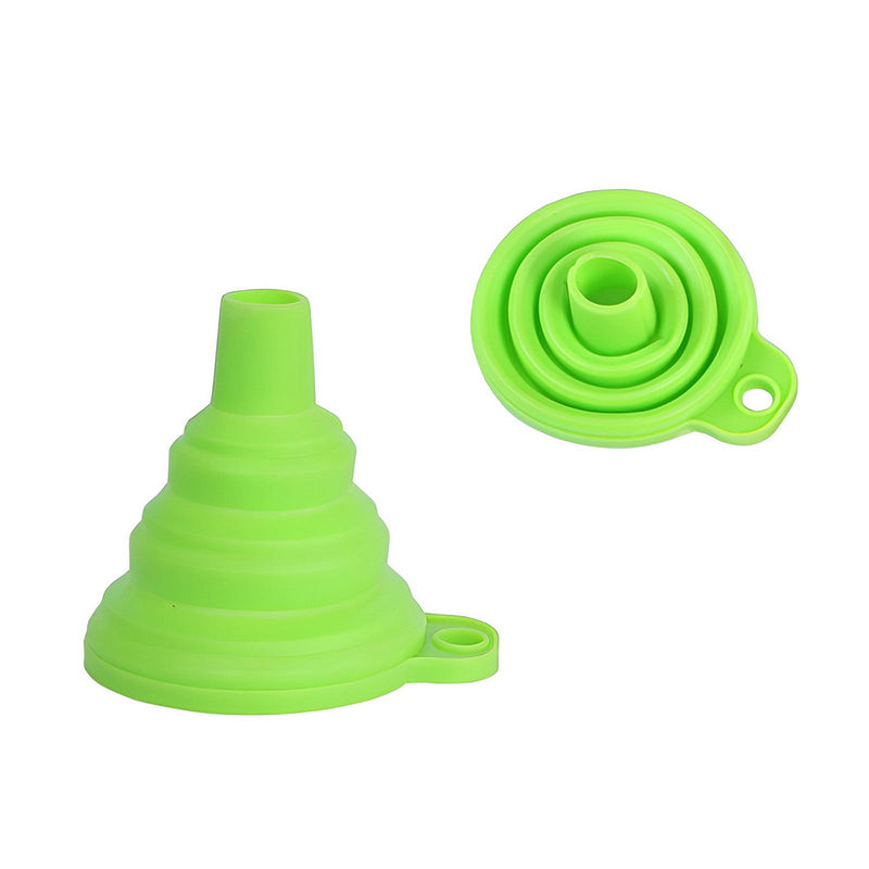 1pcs Silicone Foldable Funnel