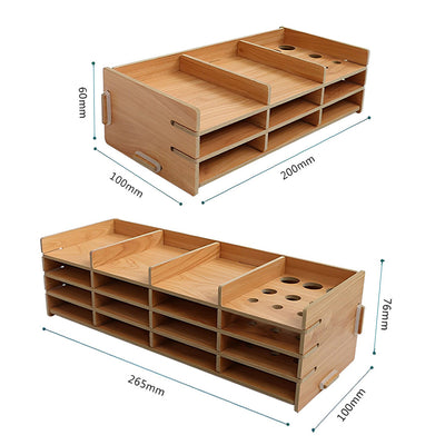 9/16 Grids Wooden Storage Rack Kits
