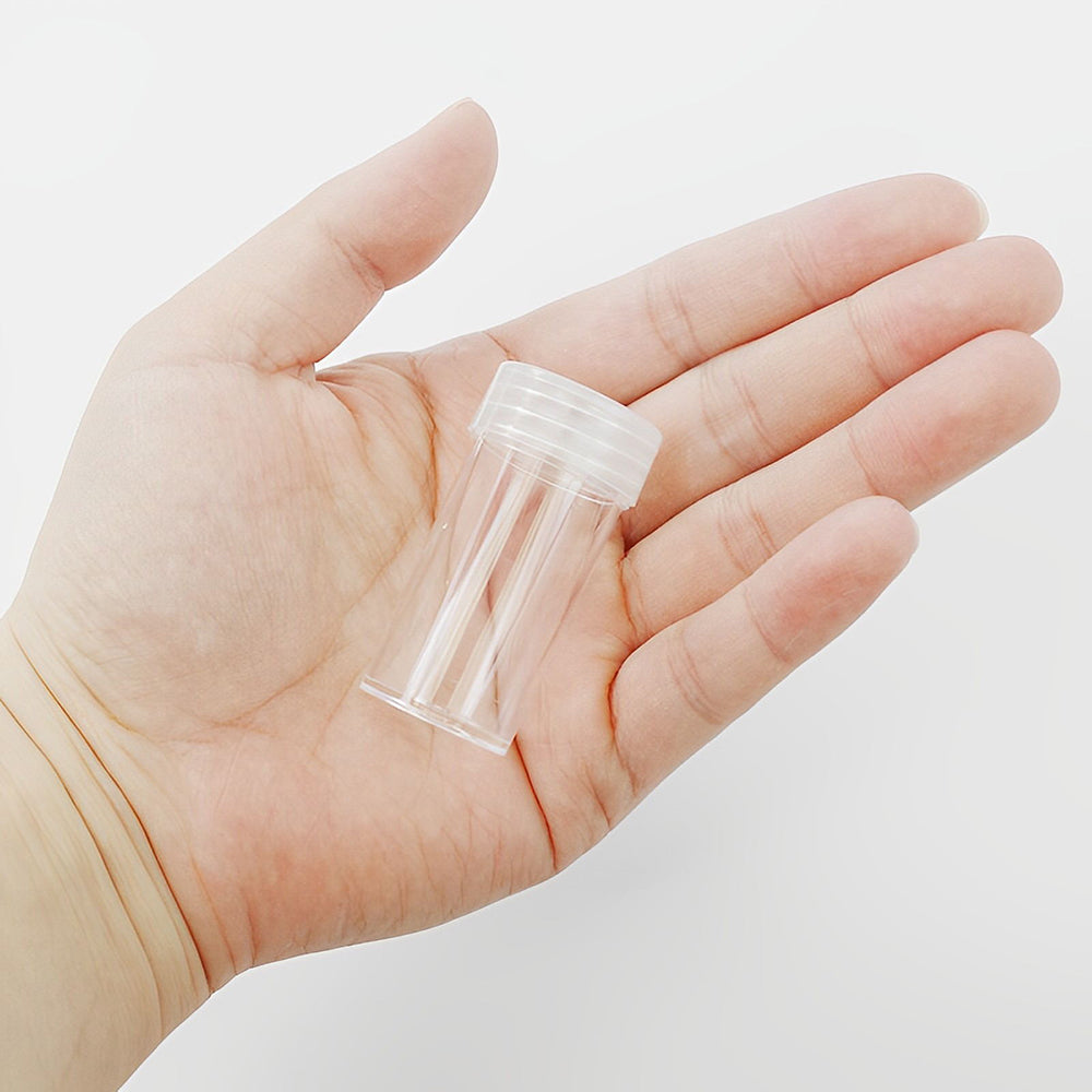 24/48/60 Bottles Round Diamond Painting Transparent Sorting Box  + Bottle Sticker