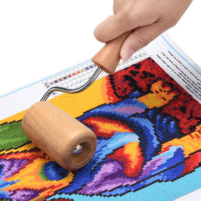 Wooden Scroll Wheel for Diamond Painting Tools