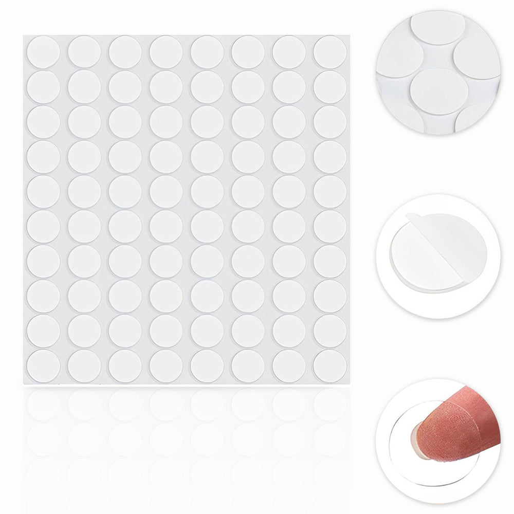 50Pcs 1mm Thick Non-Marking Double-Sided Adhesive Tape