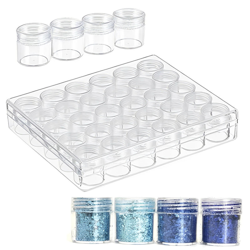 30 Slots Round Diamond Painting Transparent Sorting Box