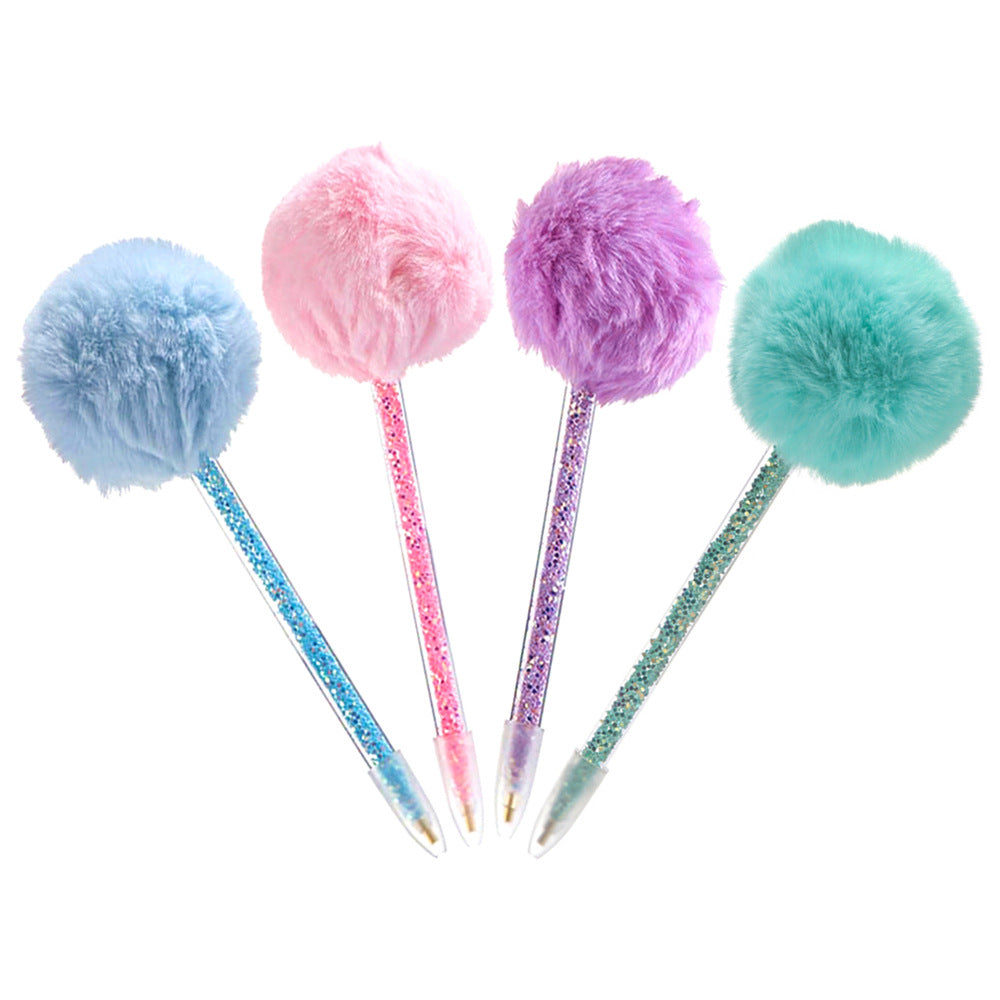 Pen With Fur Ball Diamond Painting Drill Pen