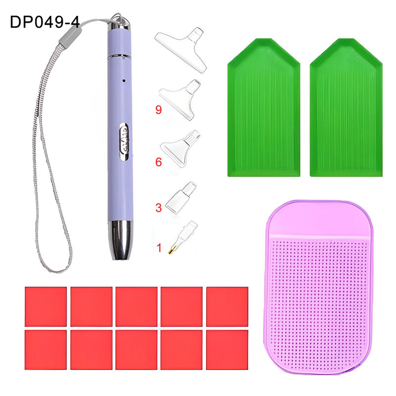 USB Charging Point Drill Pen Diamond Painting Tool Kit
