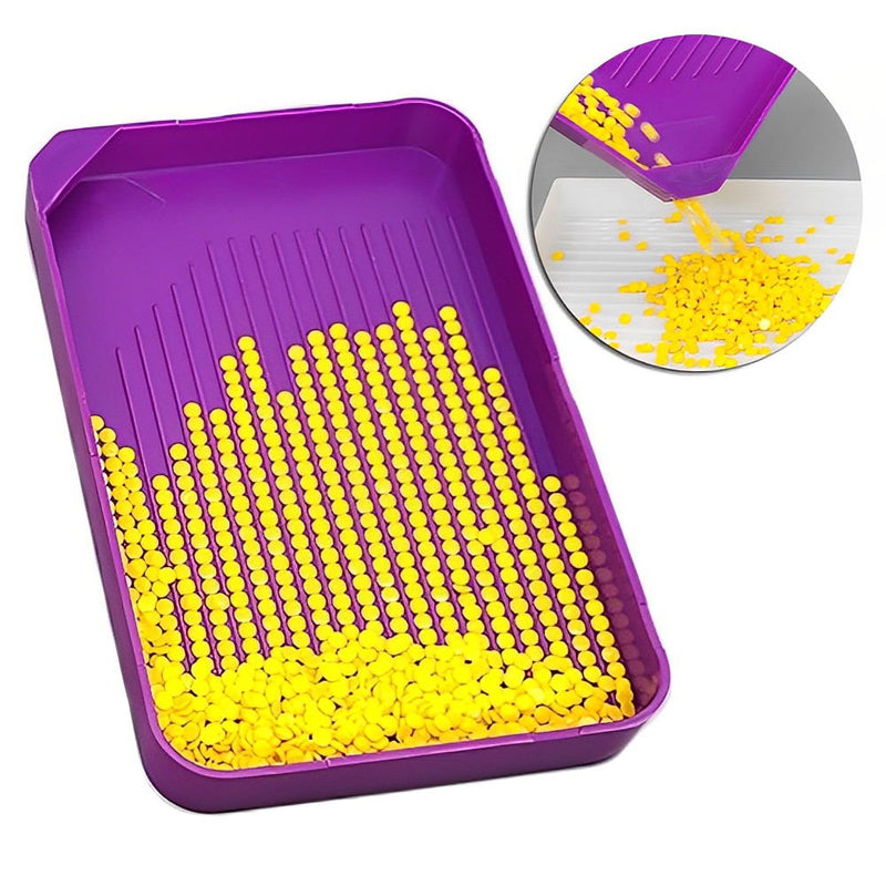 Diamond Painting Tool Funnel Design Large Capacity Drill Tray