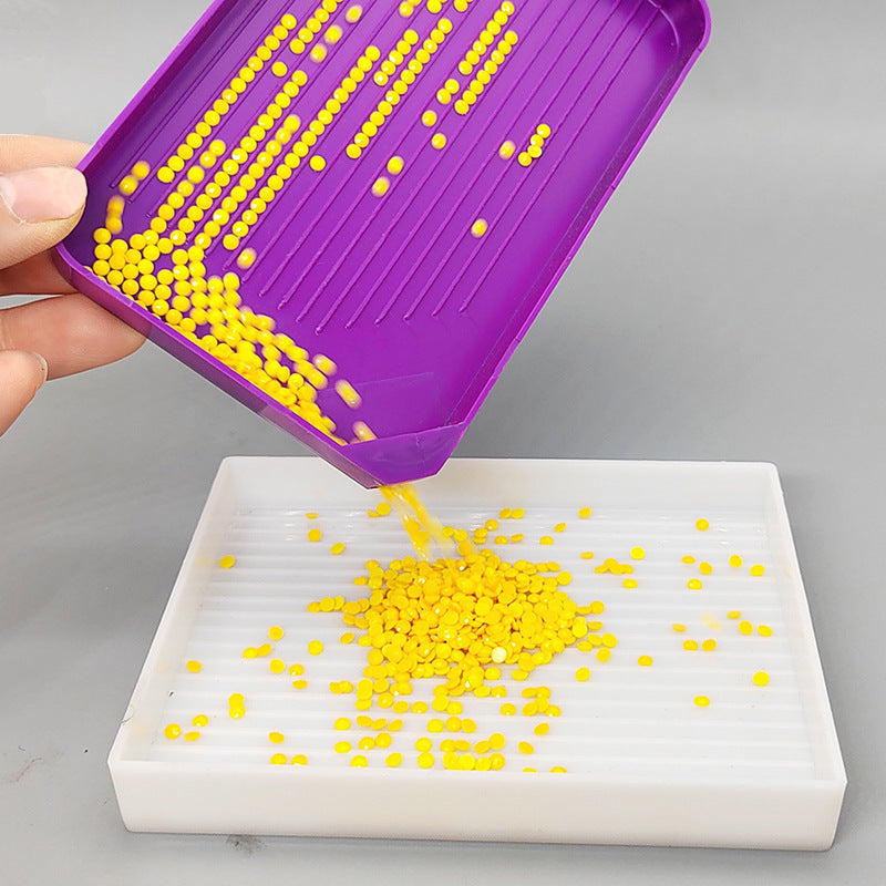 Diamond Painting Tool Funnel Design Large Capacity Drill Tray