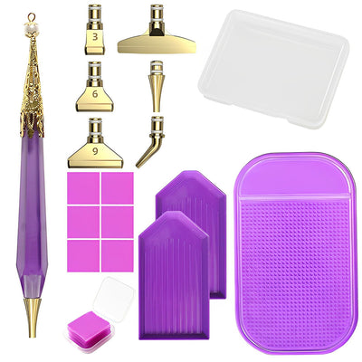 Umbrella Shape Diamond Painting Deluxe Drill Pen Kits