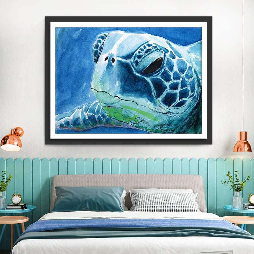 The Turtle's Head Diamond Painting