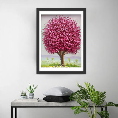 Tree of Roses Diamond Painting