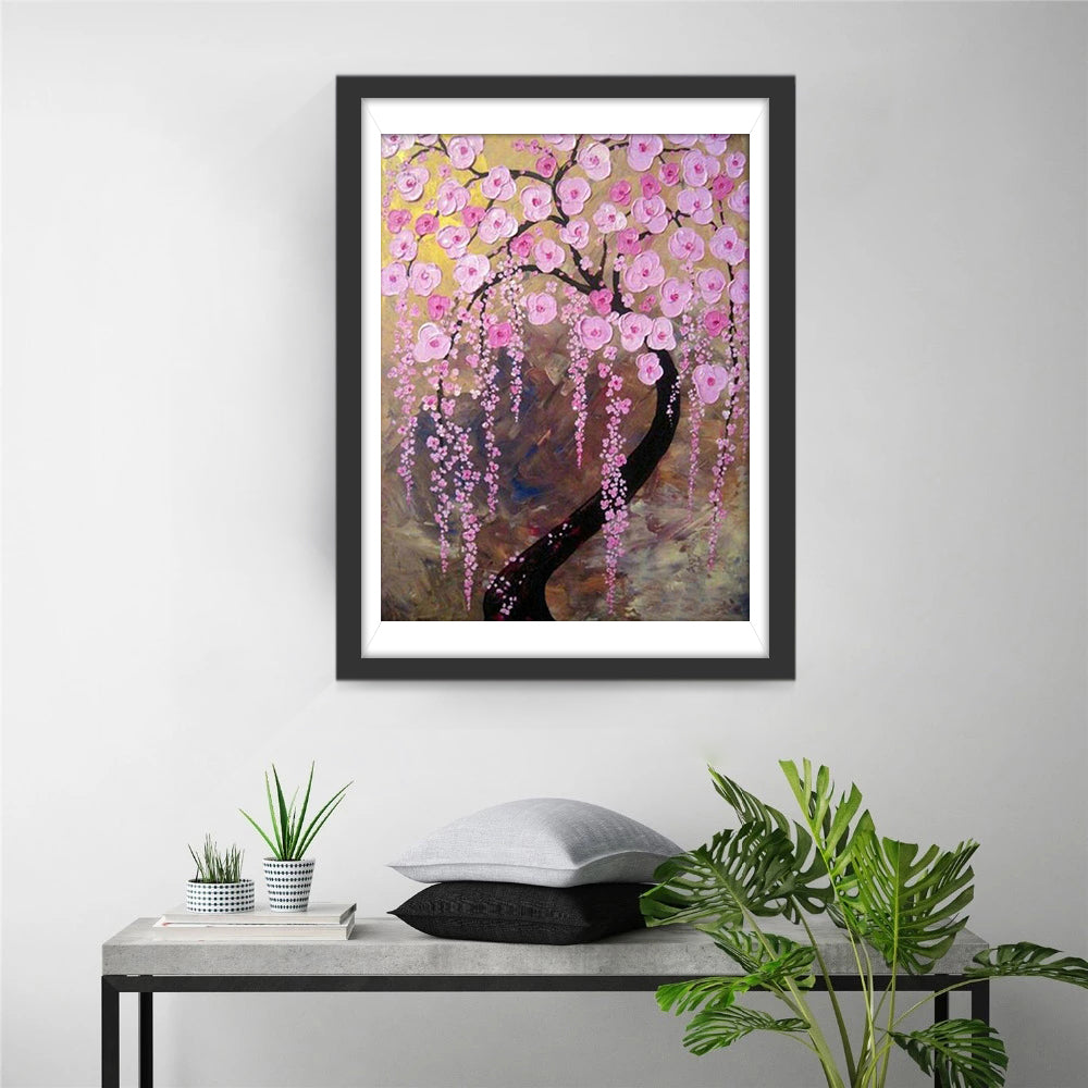 Pink Orchids Diamond Painting