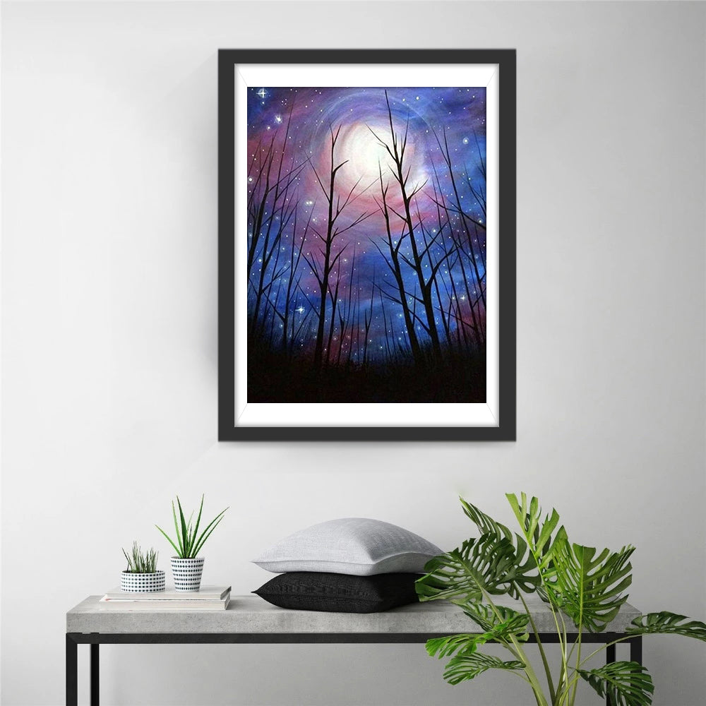 Dead Trees and the Starry Night Diamond Painting