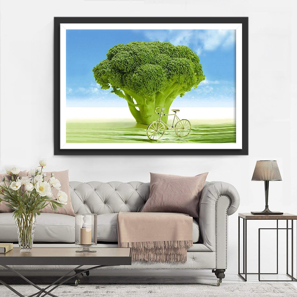 Giant Broccoli Diamond Painting