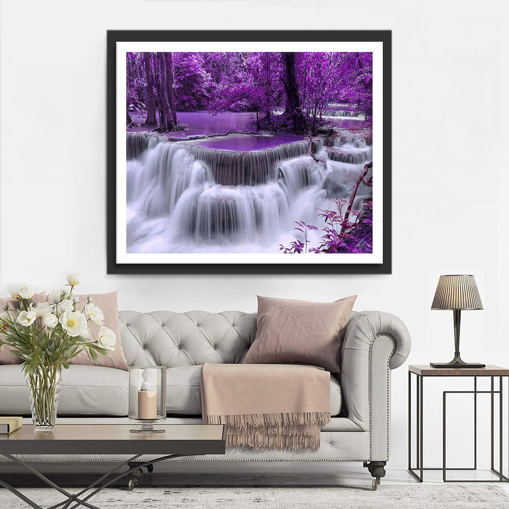 Trees and Falls Diamond Painting