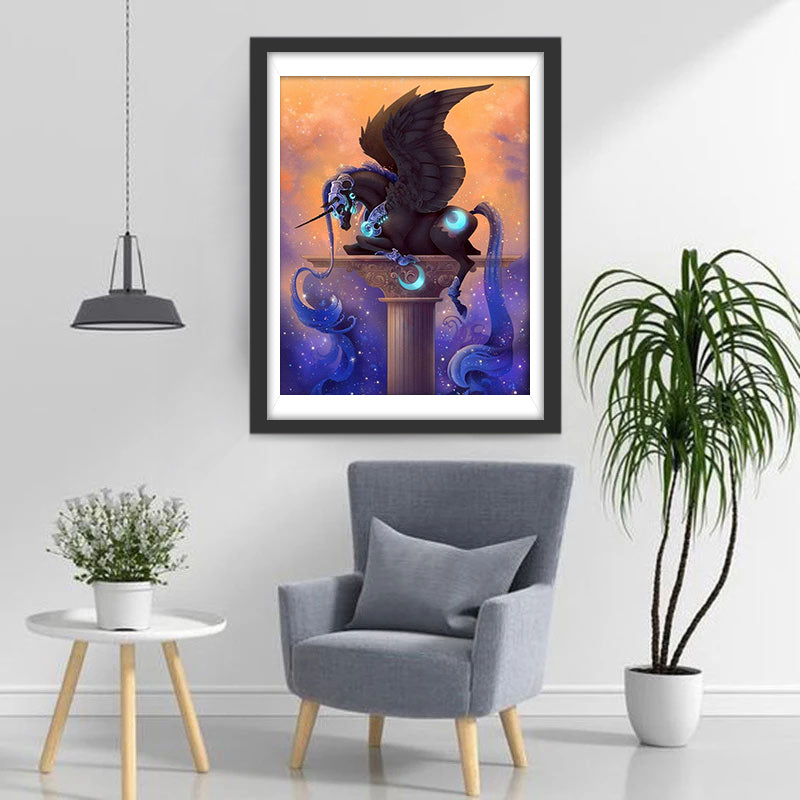 Unicorn with Decors Diamond Painting