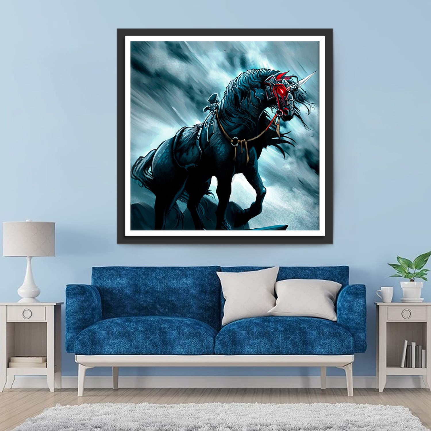 General Unicorn Diamond Painting