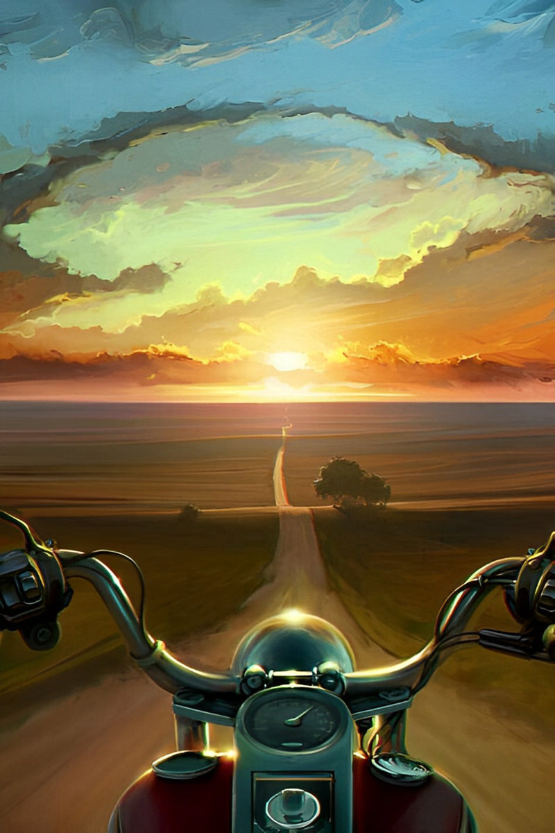 Motorcycle Ride Diamond Painting