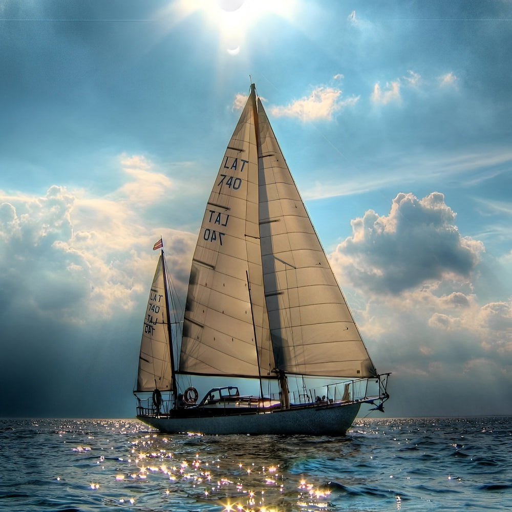 Sailing Boat Diamond Painting