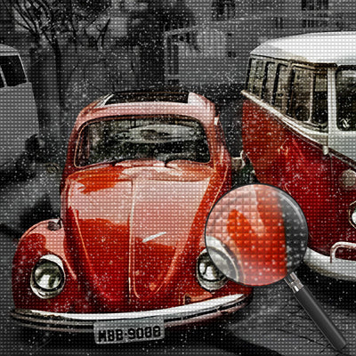 Red Vehicles 5D DIY Diamond Painting Kits