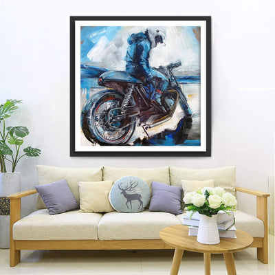 Biker and Motorcycle Diamond Painting