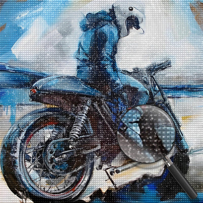 Biker and Motorcycle Diamond Painting