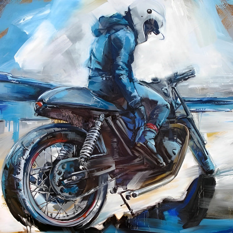 Biker and Motorcycle Diamond Painting