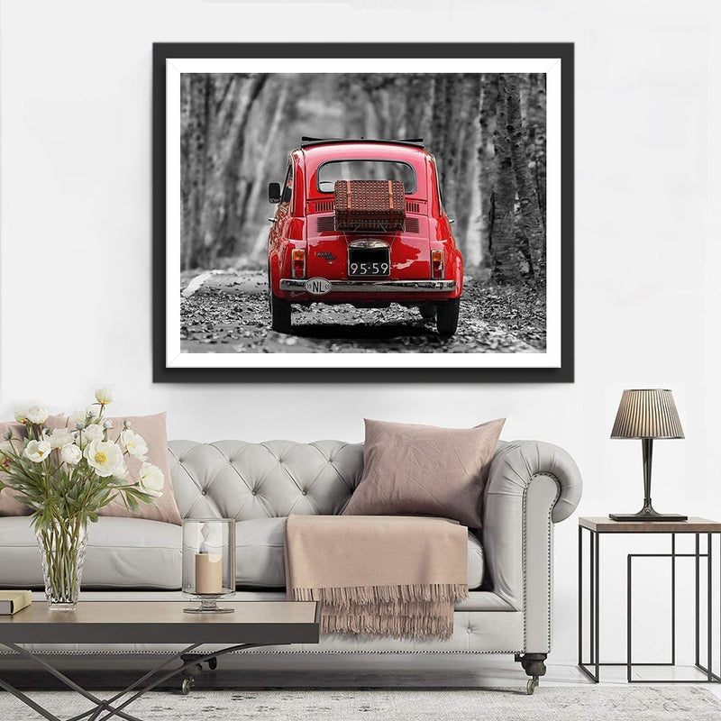 Little Red Car 5D DIY Diamond Painting Kits