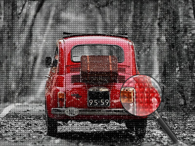 Little Red Car 5D DIY Diamond Painting Kits