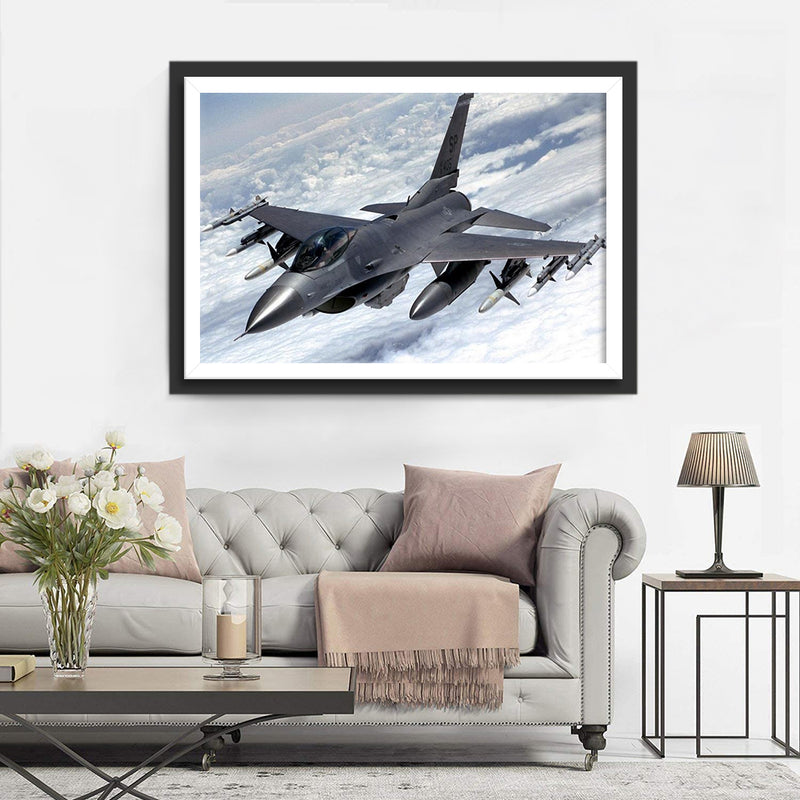 F-16 Fighting Falcon Diamond Painting