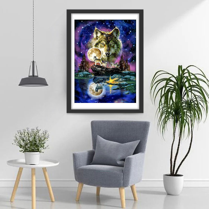 Magnificent Wolves Diamond Painting